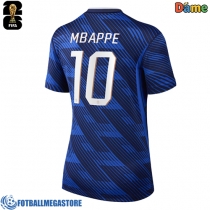 Fotballdrakt Dame Frankrike Kylian Mbappe #10 Hjemmedrakt VM 2026 Kortermet